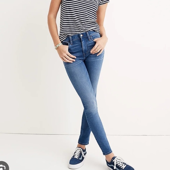 Madewell Roadtripper Crop Jeans Medium Wash - Picture 1 of 8
